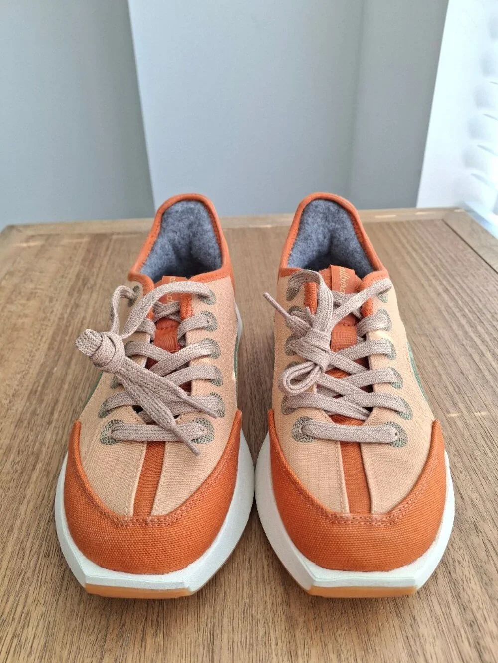 (New)‎ allbirds – Riser Sneakers (Honey Rust/Natural White) – Women's 9
